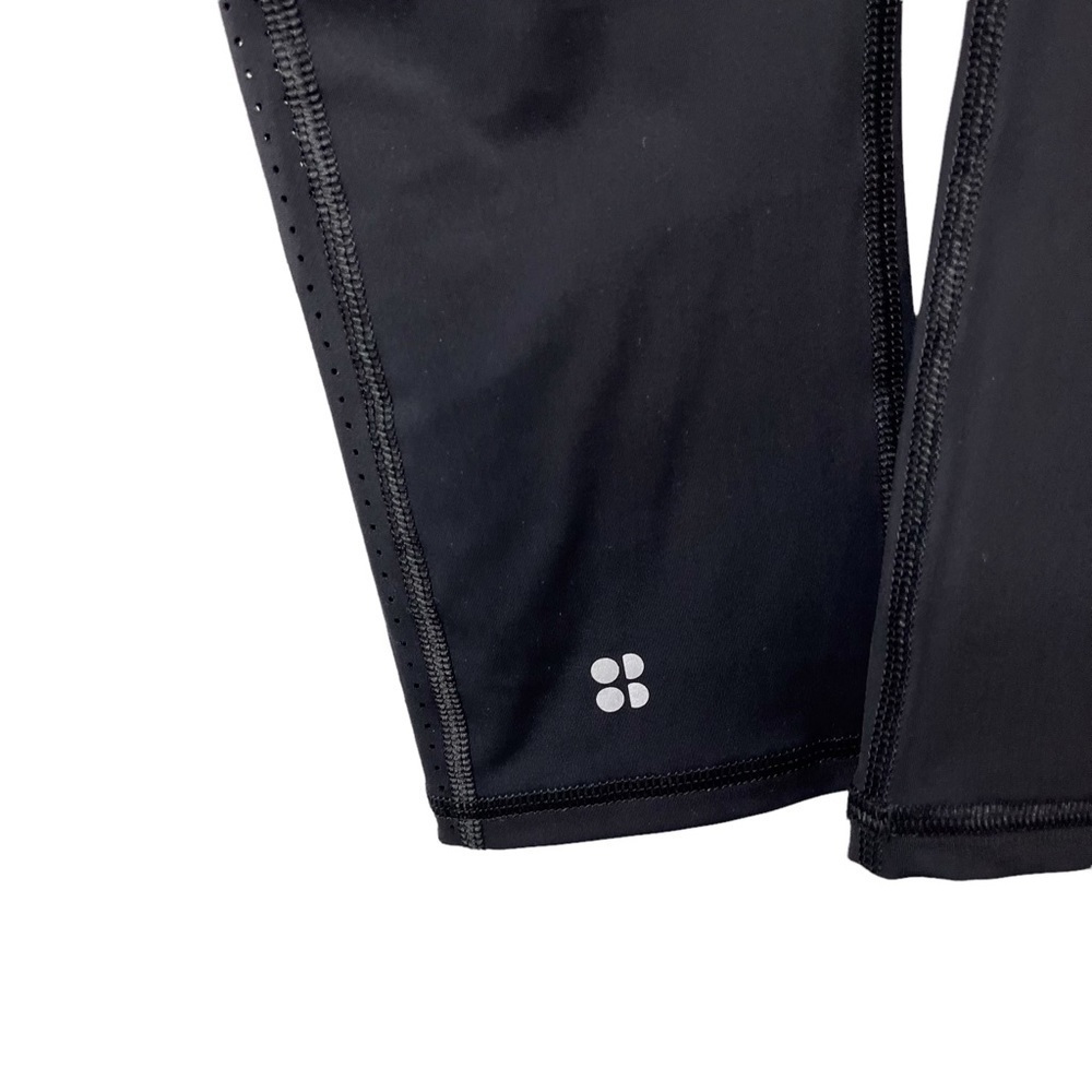 Sweaty Betty Zero Gravity Crop Run Leggings Black Size XS Perforated Sides - Picture 6 of 9